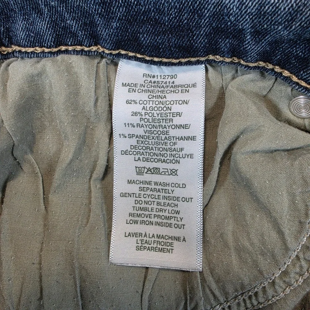 True Religion Ricky Denim Shorts Men 32 Blue Relaxed Straight Horseshoe Flap Pkt